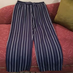 Breeze Ever Blue & White Pinstriped Pants
